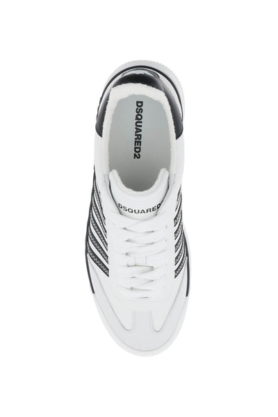 Dsquared2 新款球衣運動鞋 SNM0342 11100001 白色 黑色