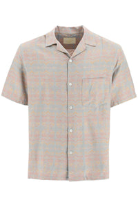 Portuguese flannel cotton viscose 'resort' short sleeve shirt SS230063 BLUE MULTI