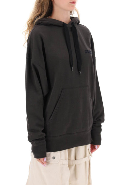 Isabel marant 'scott' oversized hoodie SW0053FA A2M41I FADED BLACK