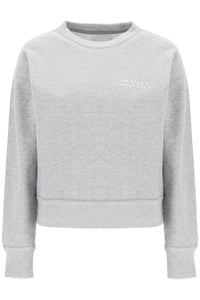 Isabel marant shad sweatshirt with logo embroidery SW0054FA A2M41I GREY