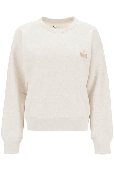 Isabel marant etoile mobyla crew-neck sweatshirt SW0086FA A3M01E ECRU