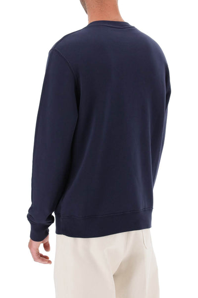 Autry crew-neck sweatshirt with logo print SWIM407B BLUE