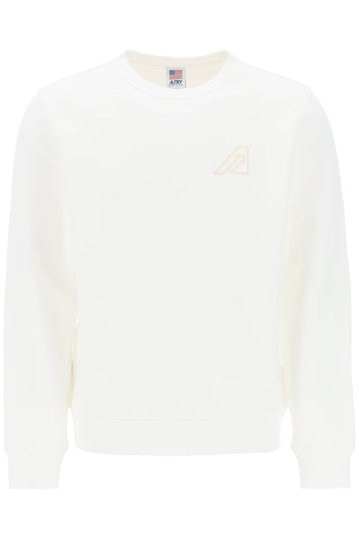 Autry icon crewneck sweatshirt SWIM411W WHITE