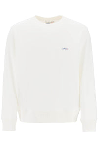 Autry sweatshirt with logo label SWPM507W WHITE