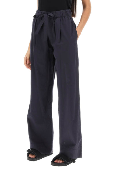 Birkenstock x tekla pajama pants in organic poplin SWP SLA SLATE