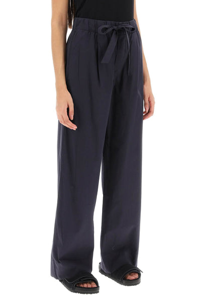 Birkenstock x tekla pajama pants in organic poplin SWP SLA SLATE