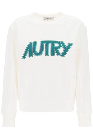 Autry 大號標誌印花運動衫 SWPW514W 白色