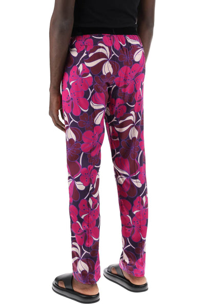 Tom ford pajama pants in floral silk T4H201860 ROSA BRILLANTE FANTASIA