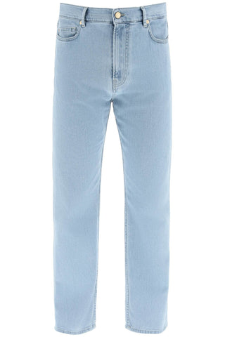 Agnona five-pocket soft denim jeans T702U4 Y UC012 BLEACHED