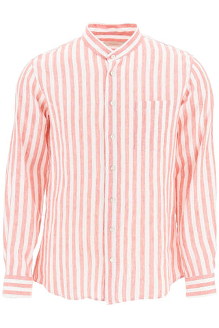 Agnona striped linen shirt TD05U2 Y R3000 ROMEO