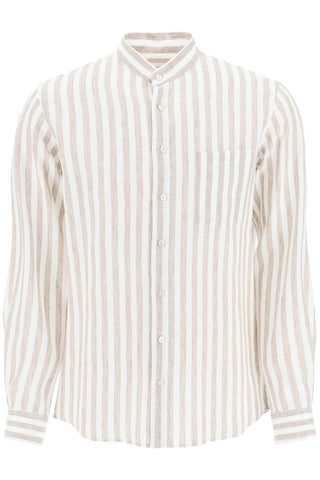 Agnona striped linen shirt TD05U2 Y R3000 LINEN