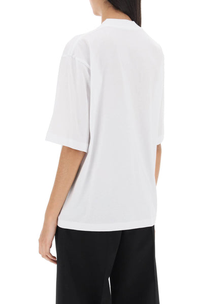 Marni organic cotton t-shirt THJE0263P1USCS87 LILY WHITE