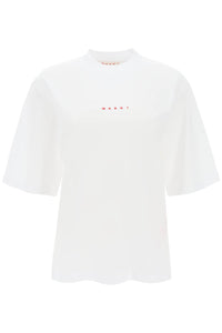 Marni 有機棉 T 卹 THJE0263P1USCS87 LILY WHITE