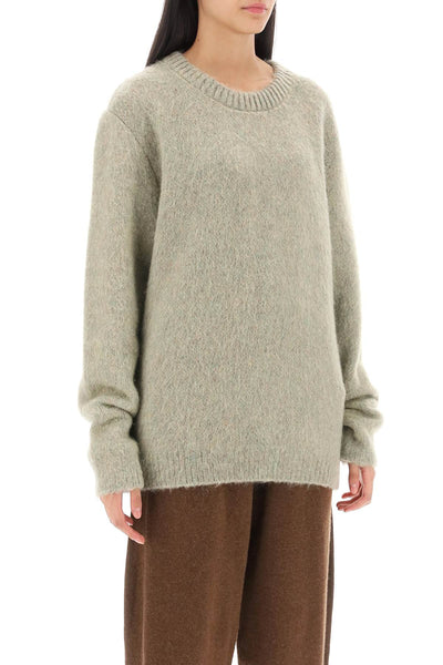 Lemaire sweater in melange-effect brushed yarn TO1095 LK1007 MEADOW MELANGE