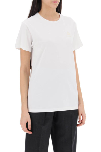 Isabel marant etoile aby regular fit t-shirt TS0070FA A1N98E WHITE