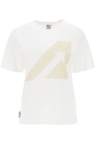 Autry t-shirt with logo print TSIW403W WHITE