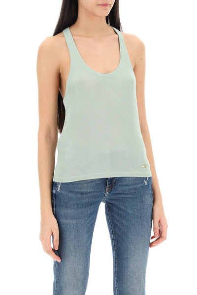 Tom ford racer-back tank top TSJ565 JEX079 POWDER GREEN