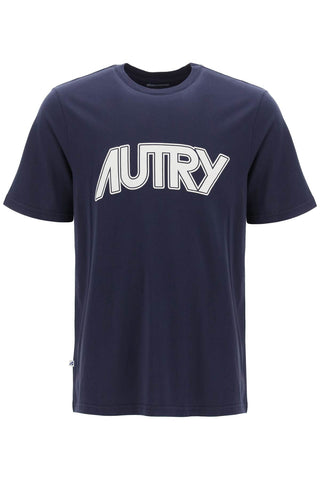 Autry t-shirt with maxi logo print TSPM504B BLUE