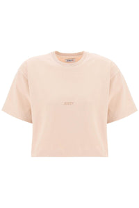 Autry boxy t-shirt with debossed logo TSPW581R PEONY ROSE