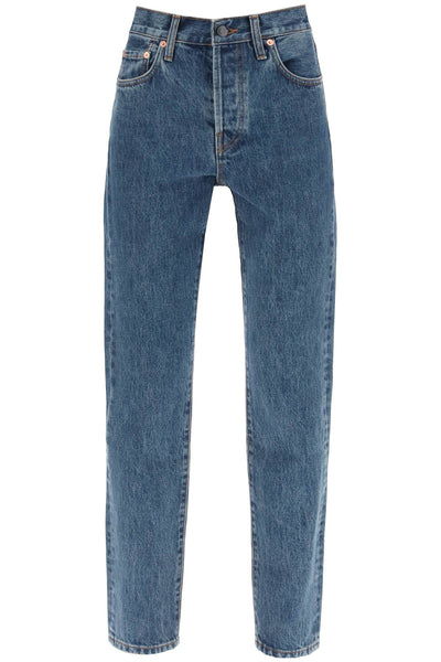 Wardrobe.nyc slim jeans with acid wash W2009PC INDIGO