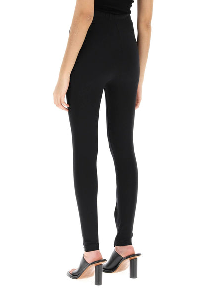 Wardrobe.nyc leggins with zip cuffs W2014R05 BLACK