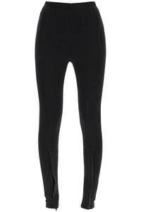Wardrobe.nyc leggins with zip cuffs W2014R05 BLACK