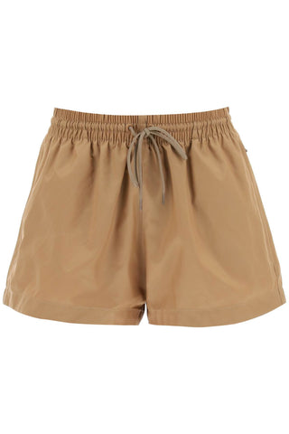 Wardrobe.nyc shorts in water repellent nylon W2036R06 TAN