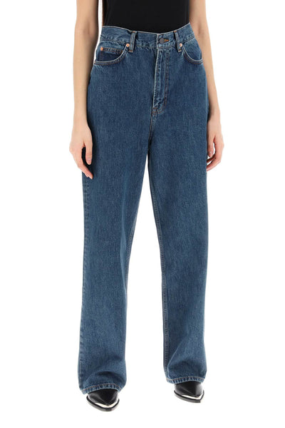 Wardrobe.nyc low-waisted loose fit jeans W2048PC INDIGO