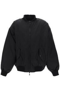 Wardrobe.nyc reversible bomber jacket W4011R11 BLACK