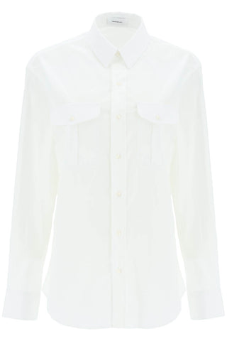Wardrobe.nyc oversized shirt W5002R03 WHITE