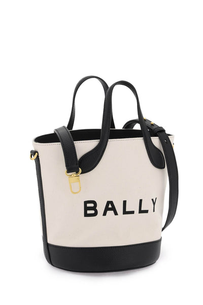Bally '8 hours' bucket bag WAU00Z NATURAL BLACK ORO