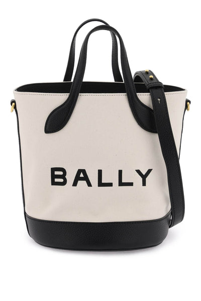 Bally '8 hours' bucket bag WAU00Z NATURAL BLACK ORO