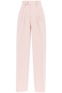 Amiri pants with wide leg and pleats WAW007 PINK
