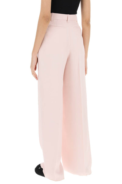 Amiri pants with wide leg and pleats WAW007 PINK