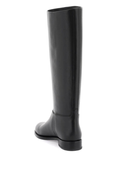 Bally leather huntington boots WB0039 BLACK