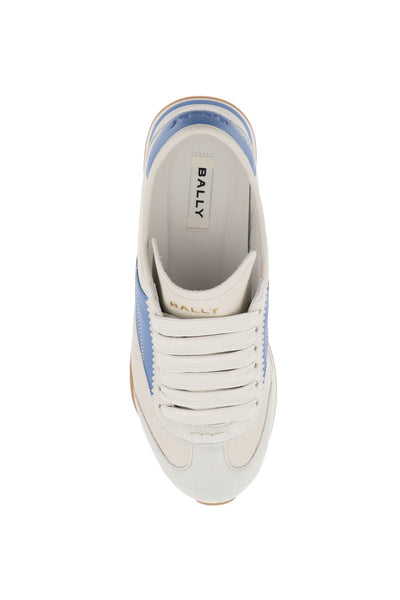 Bally leather sonney sneakers WK005R DUSTYWHITE BLUE KISS