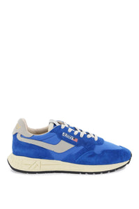 Autry reelwind low-top nylon and suede sneakers WWLMNC02 WHITE BLUE