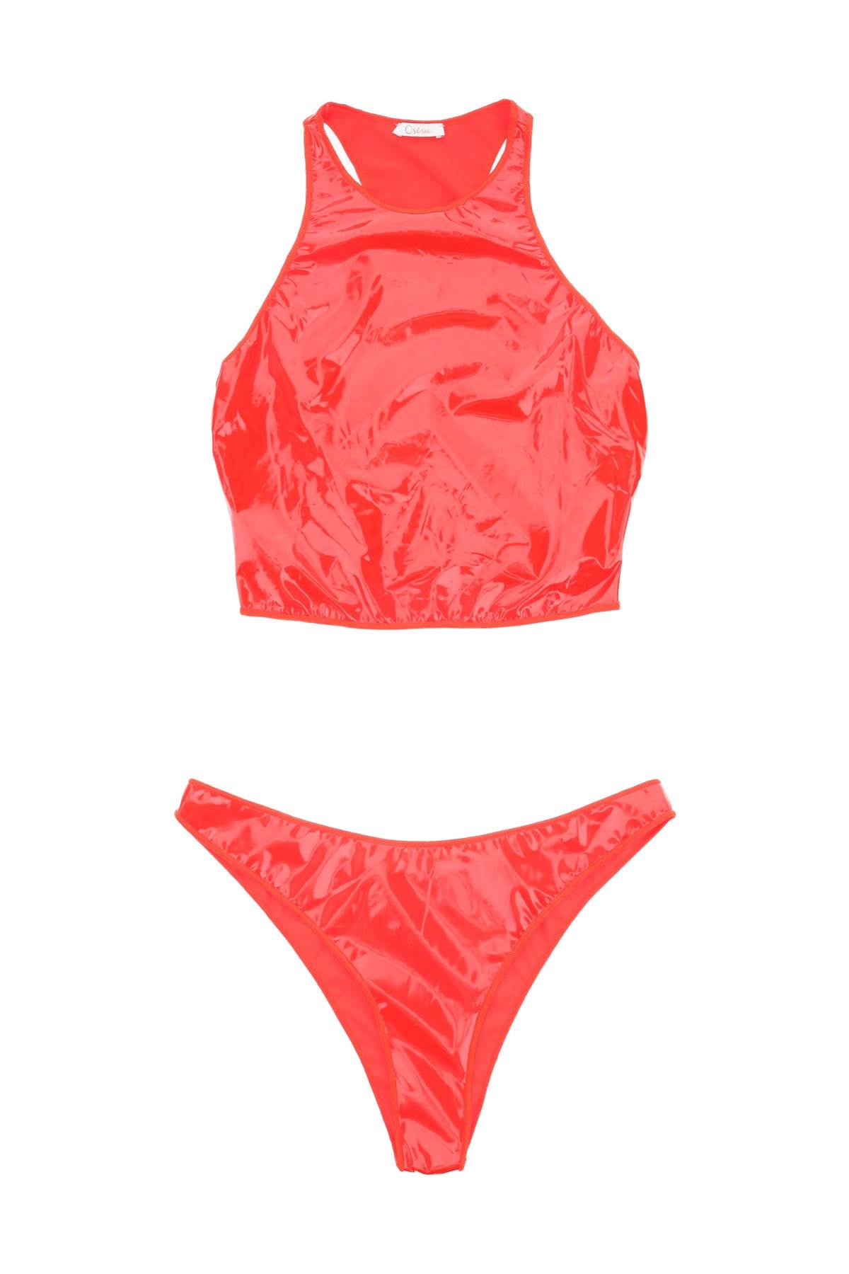 Os√©ree latex bikini set XOS238 RED