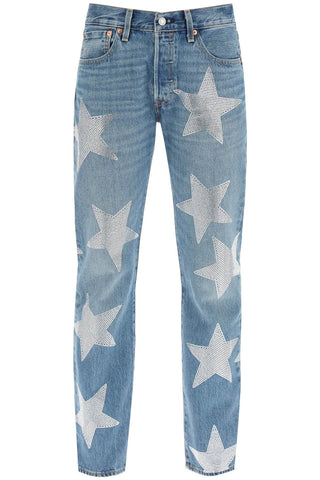 Collina strada 'rhinestone star' jeans x levis XY6002 SILVER STAR