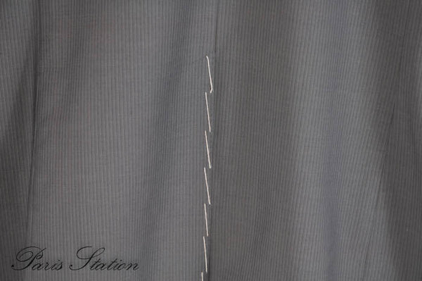 Louis Vuitton Grey Striped Men's Suit Size 56
