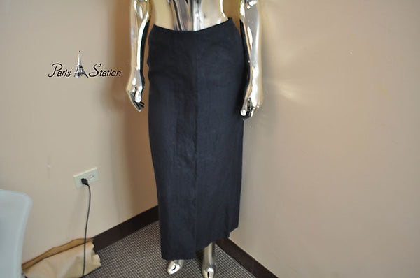 New Hermes Women's Black Skirt Size 34